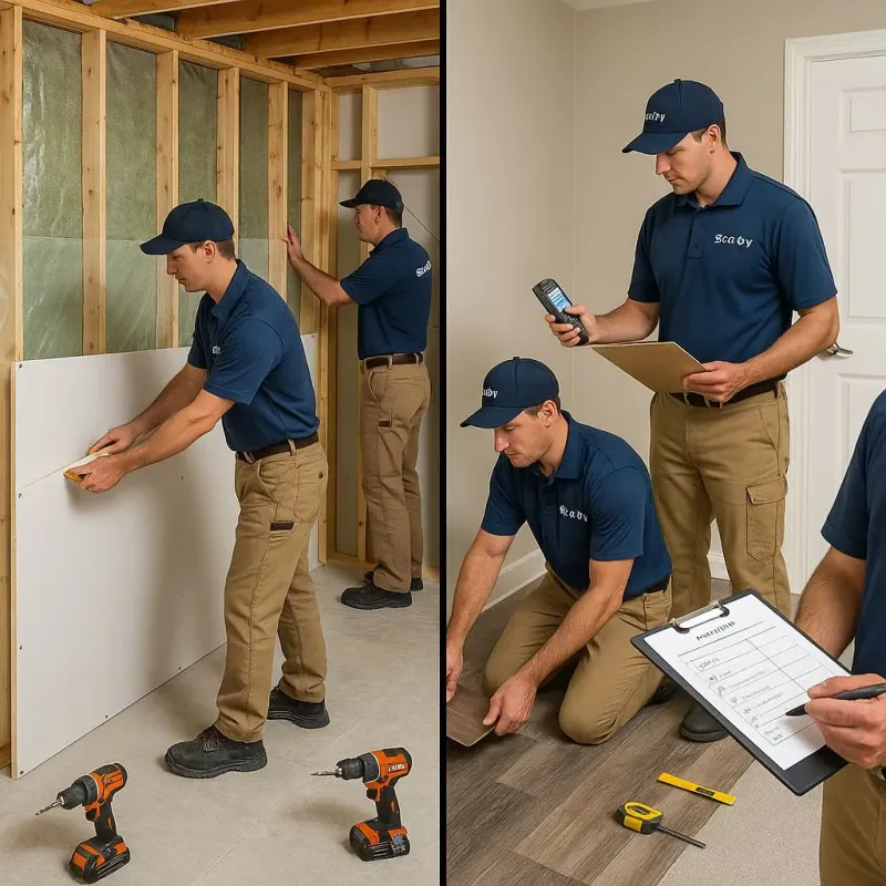 Repairs and Reconstruction process in Hartsville, TN