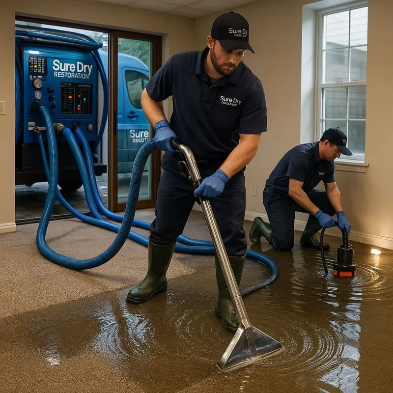 Water Extraction and Removal process in Hartsville, TN